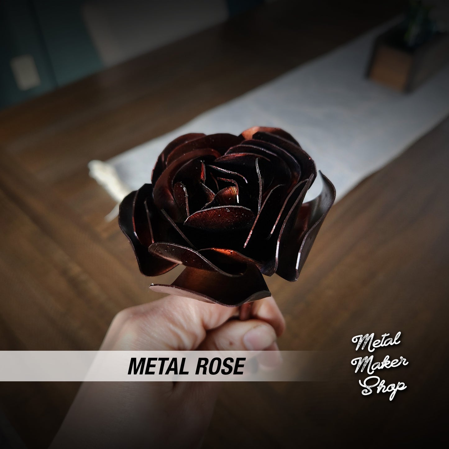 Metal Rose Flower