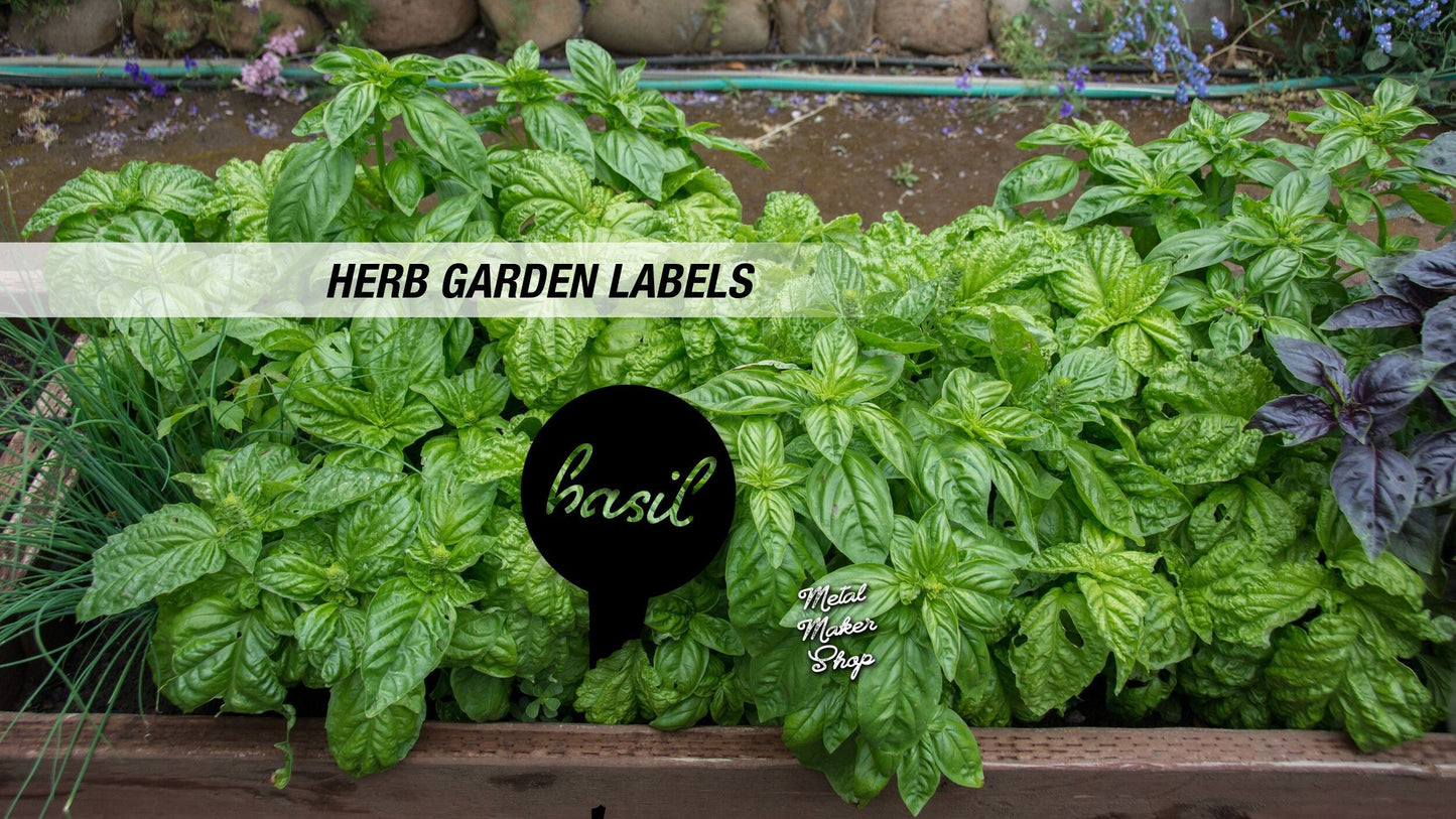 Garden Labels, Herb Garden Stakes, Vegetable Garden Labels, Outdoor Garden, Herb Garden Sign, Herb Garden Markers