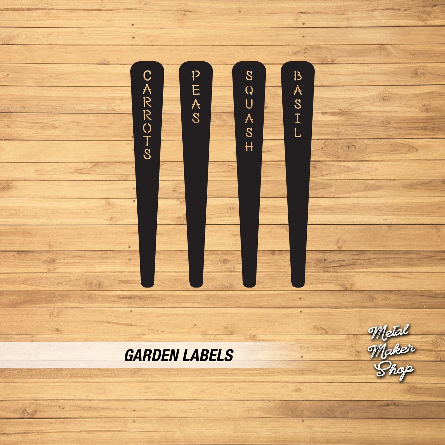 20" Metal Garden Labels, Plant labels, Garden Labels, Garden Planner, Plant Markers, Plant tags | S150