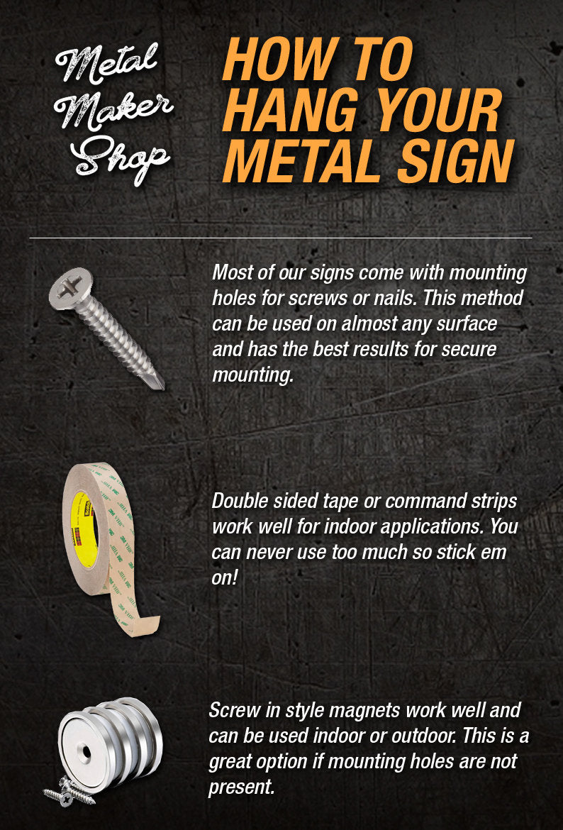 6" Rustic Metal Letters great for crafts and projects! | S187-6IN