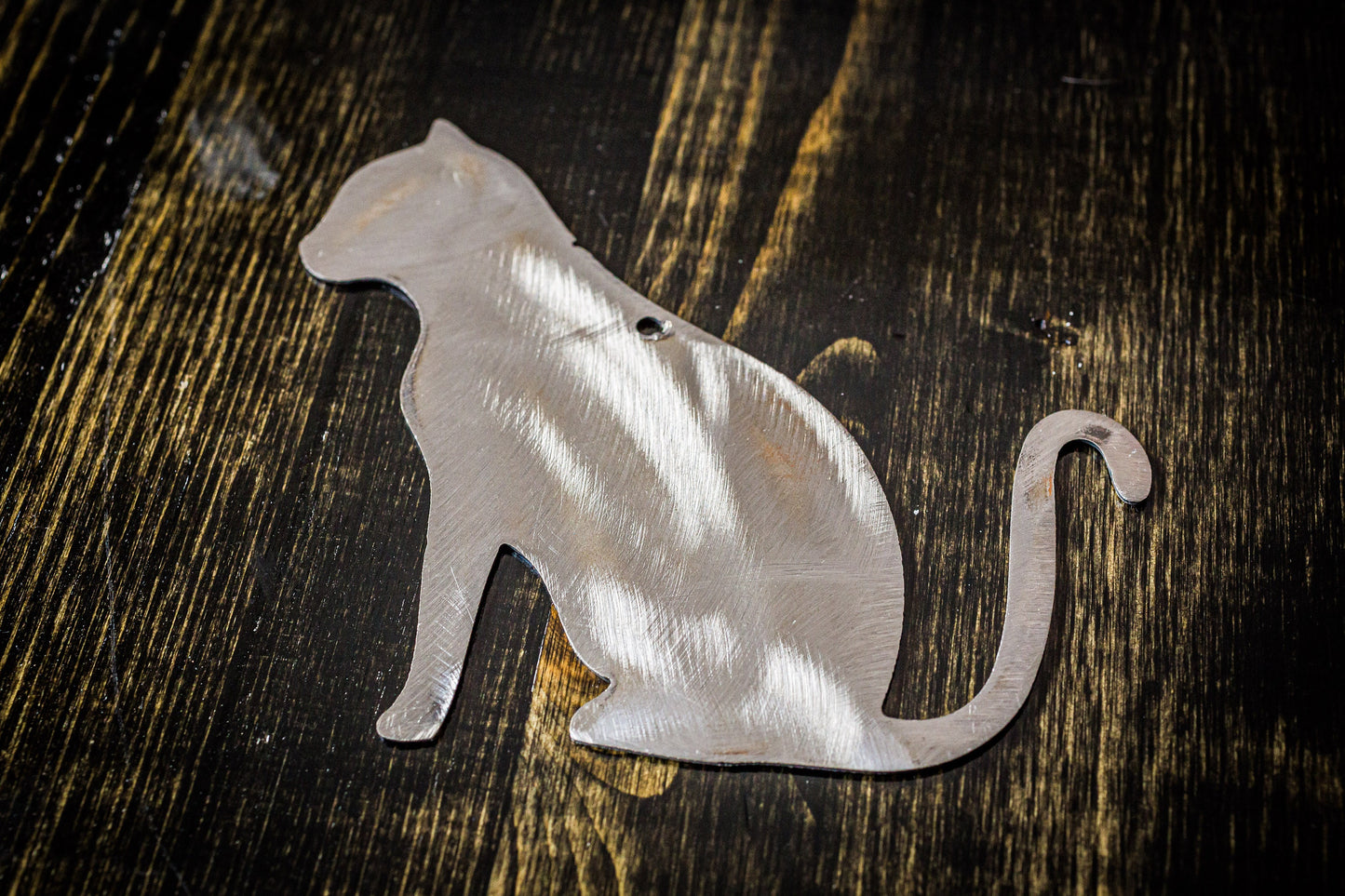 Metal Cat Ornament, Monogram Ornaments, Metal Ornaments, Christmas Ornaments