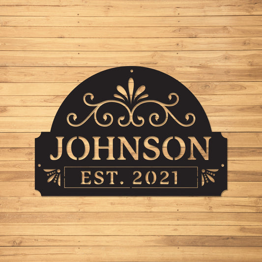 Custom Metal Sign, Metal Name Sign, Metal Signs, Metal Welcome Sign