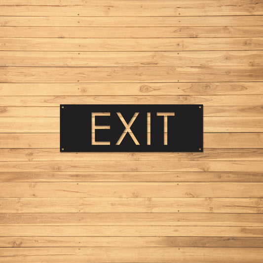 Exit Sign for Businesses, Metal Sign, Directional Sign, Signs for Customers | S89