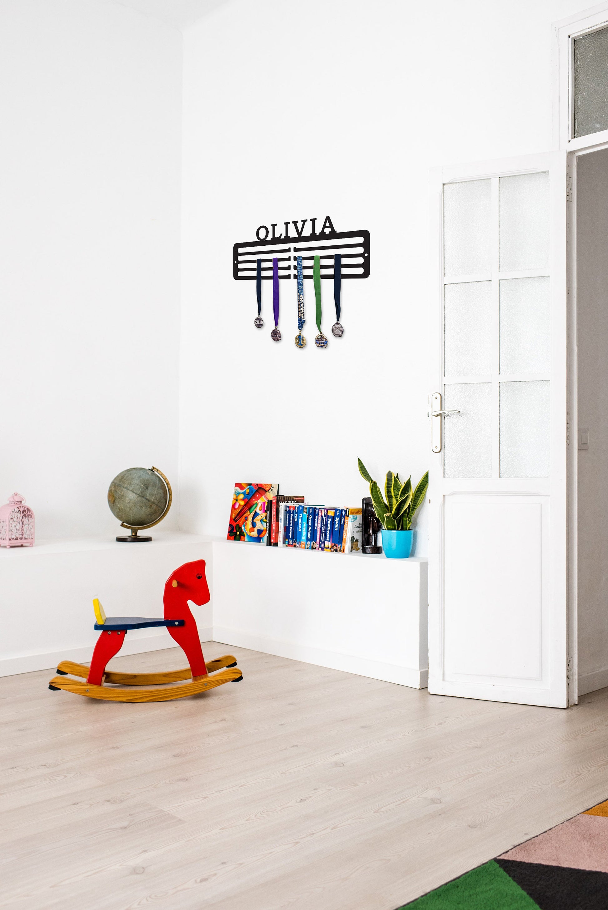 Football Medal Hanger with Name, Sports Awards, Highschool Sports Team, Gifts for kids in Sports, Sports Gifts | S132