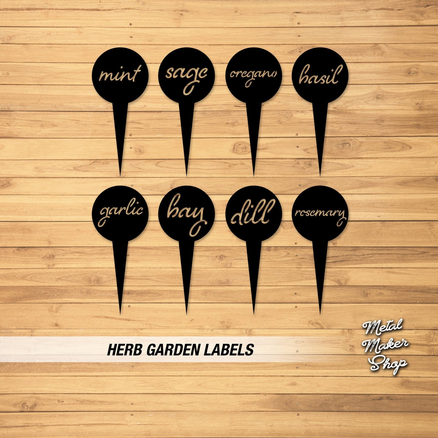 Garden Labels, Herb Garden Stakes, Vegetable Garden Labels, Outdoor Garden, Herb Garden Sign, Herb Garden Markers