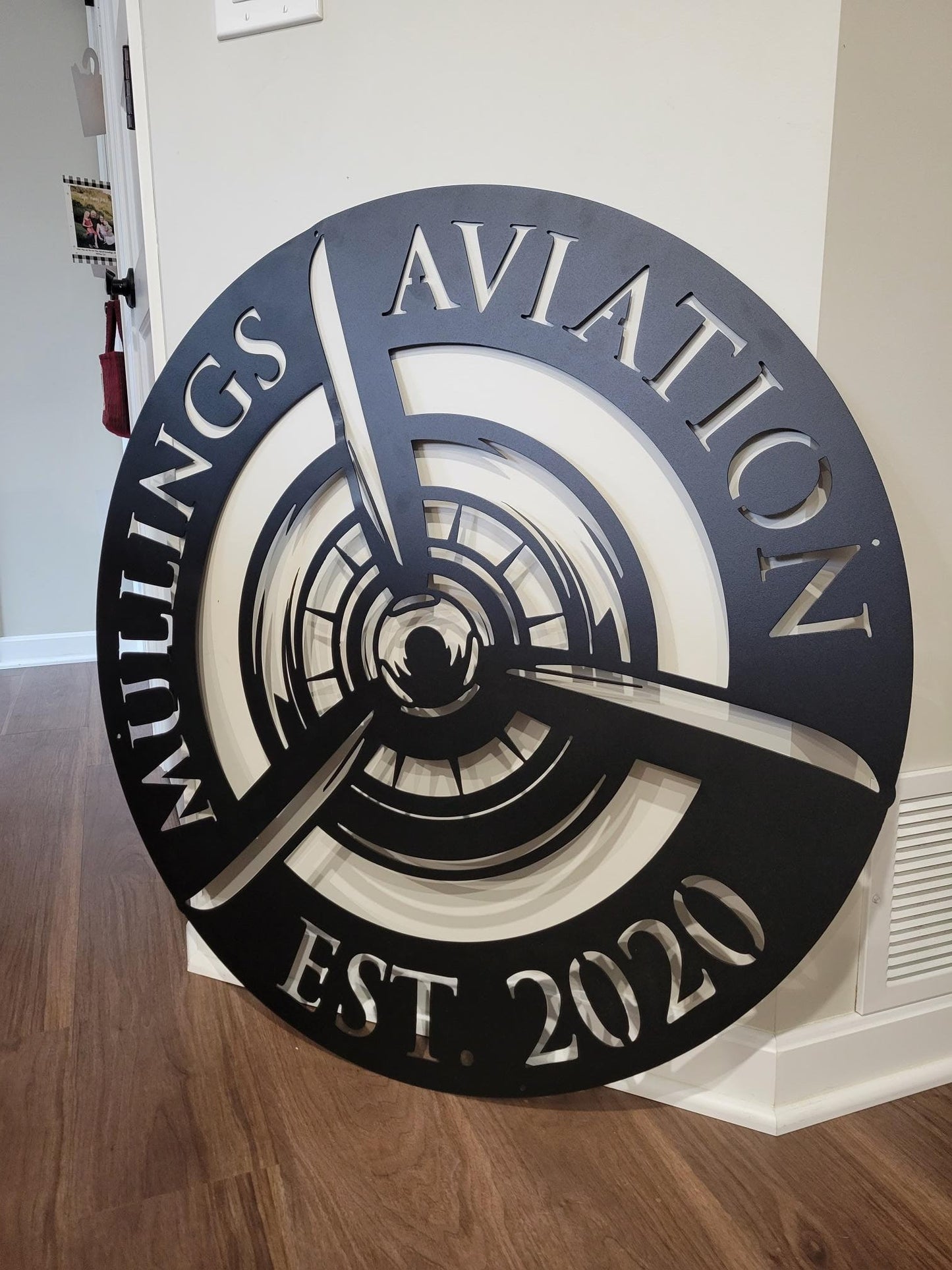 Personalized Metal Prop, Aviation Propeller, Gift for Pilots, Airplane Sign, Hangar Sign, Aviation Art, Free Shipping | S162