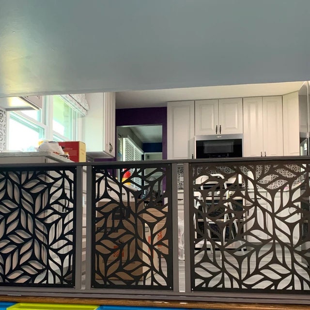 Decorative Privacy Screen, Leaf Pattern, Free Shipping | S145