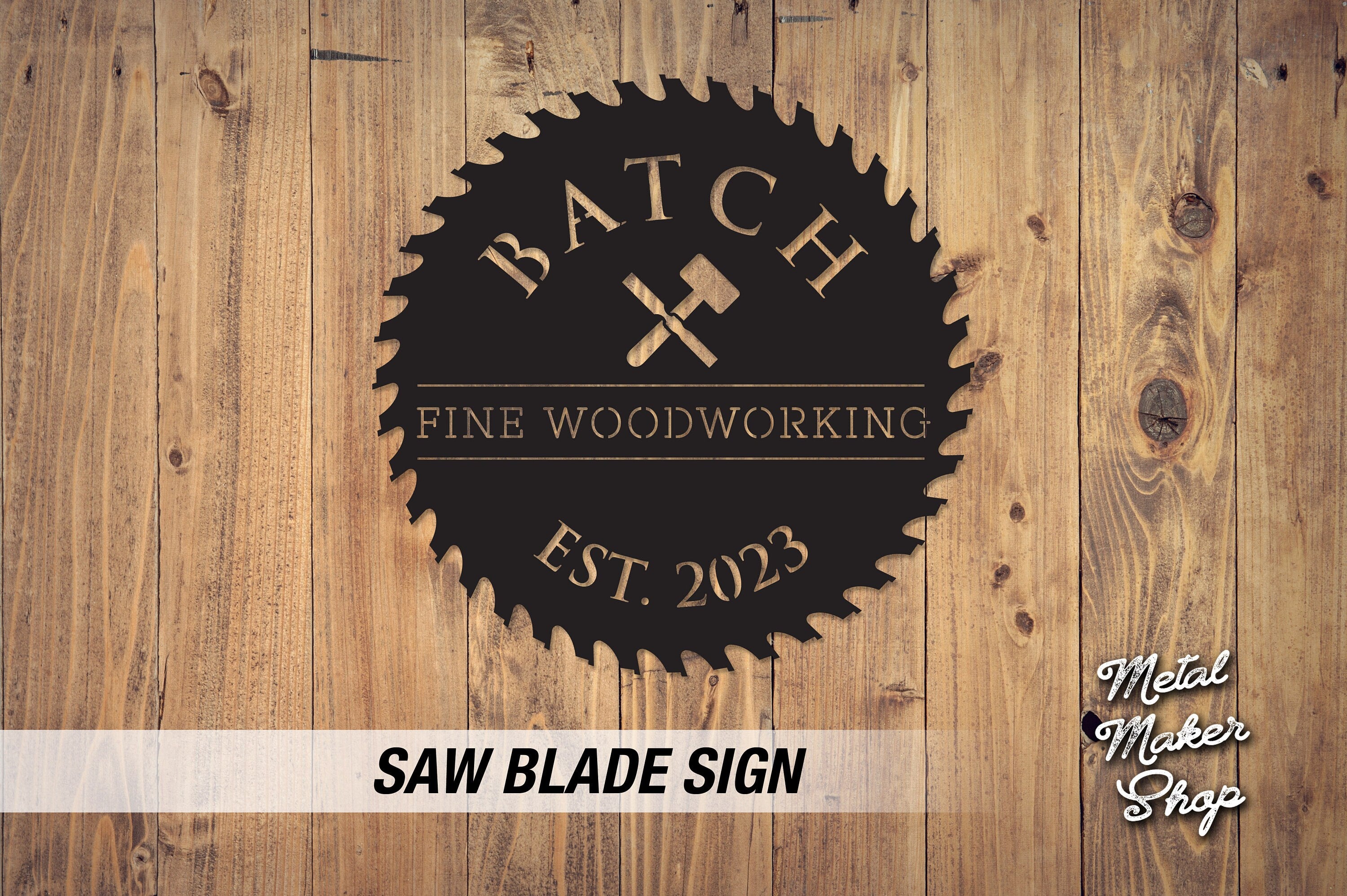 Rustic Saw Blade Sign, Rustic Sign, Carpentry Gifts, Saw Blade for Cab ...