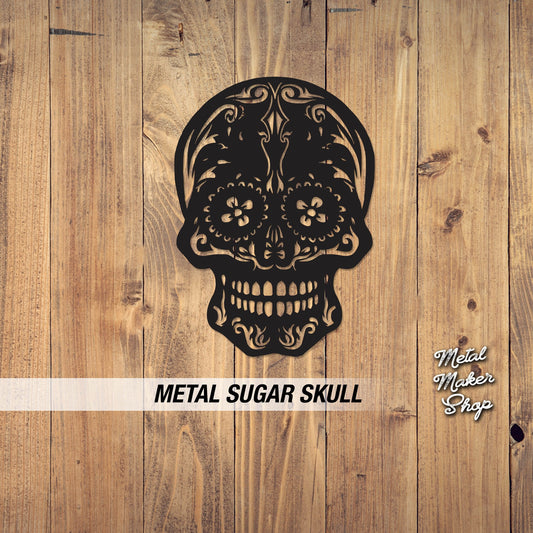 Day of the Dead, Sugar Skull Metal Art, Spooky Skull, Scary Skull,Dia de los Muertos, Halloween Art,