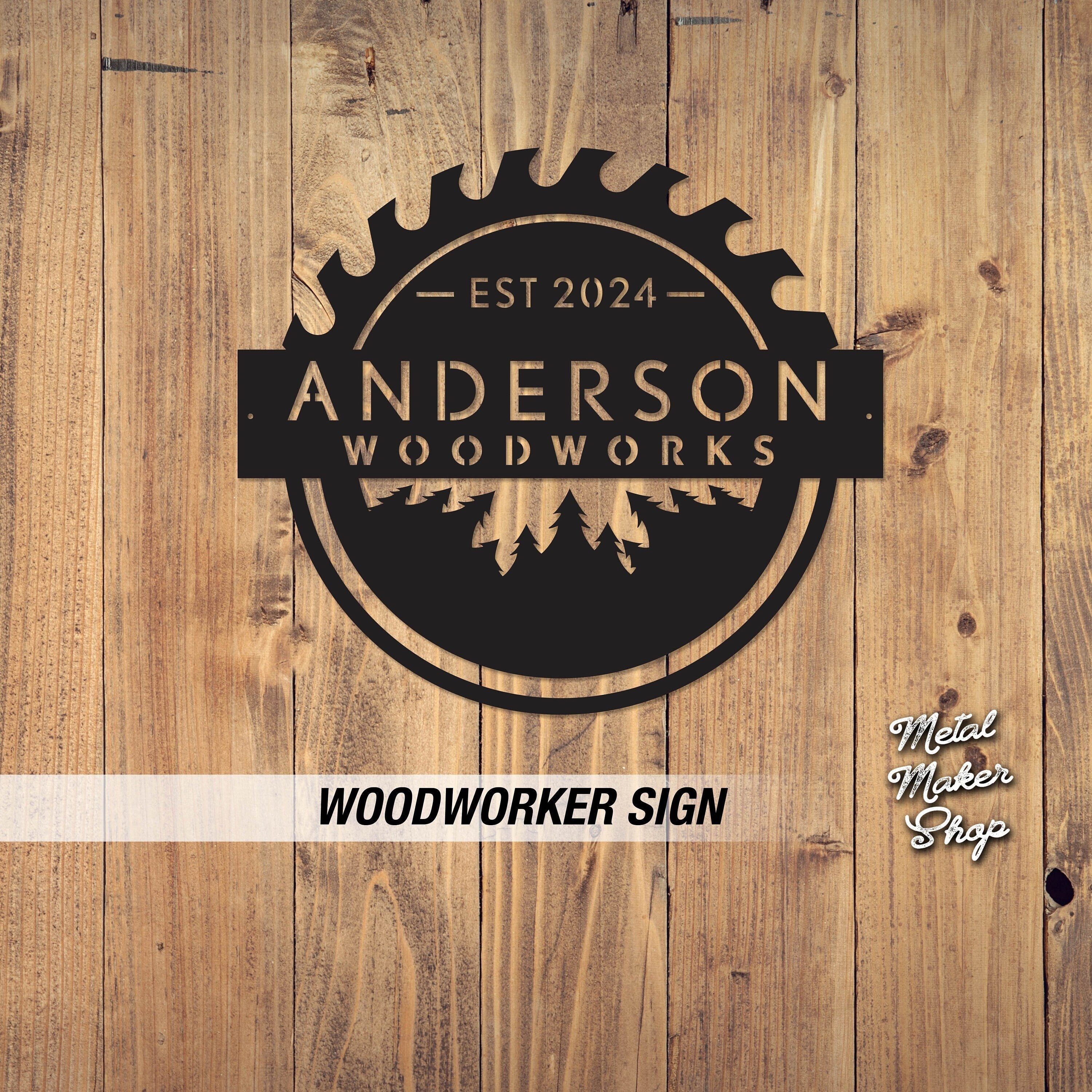 Rustic Saw Blade Sign, Rustic Sign, Carpentry Gifts, Saw Blade for Cab ...