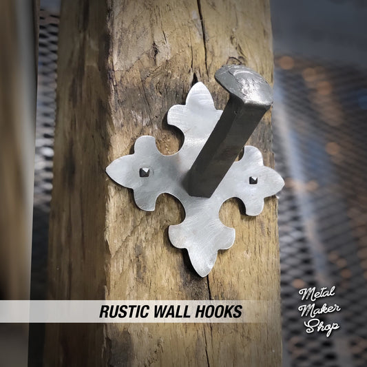 Railroad Spike Hook, Great holder for work clothes and tools, Farmhouse Decor | H3C