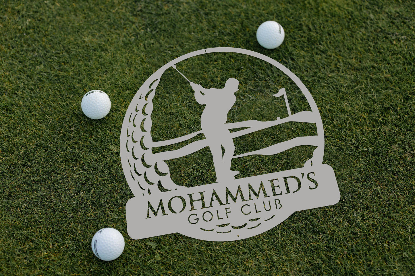 Golf Lovers Sign, Personalized Golfing Sign, Metal Golf Sign, Golf Lover | S210