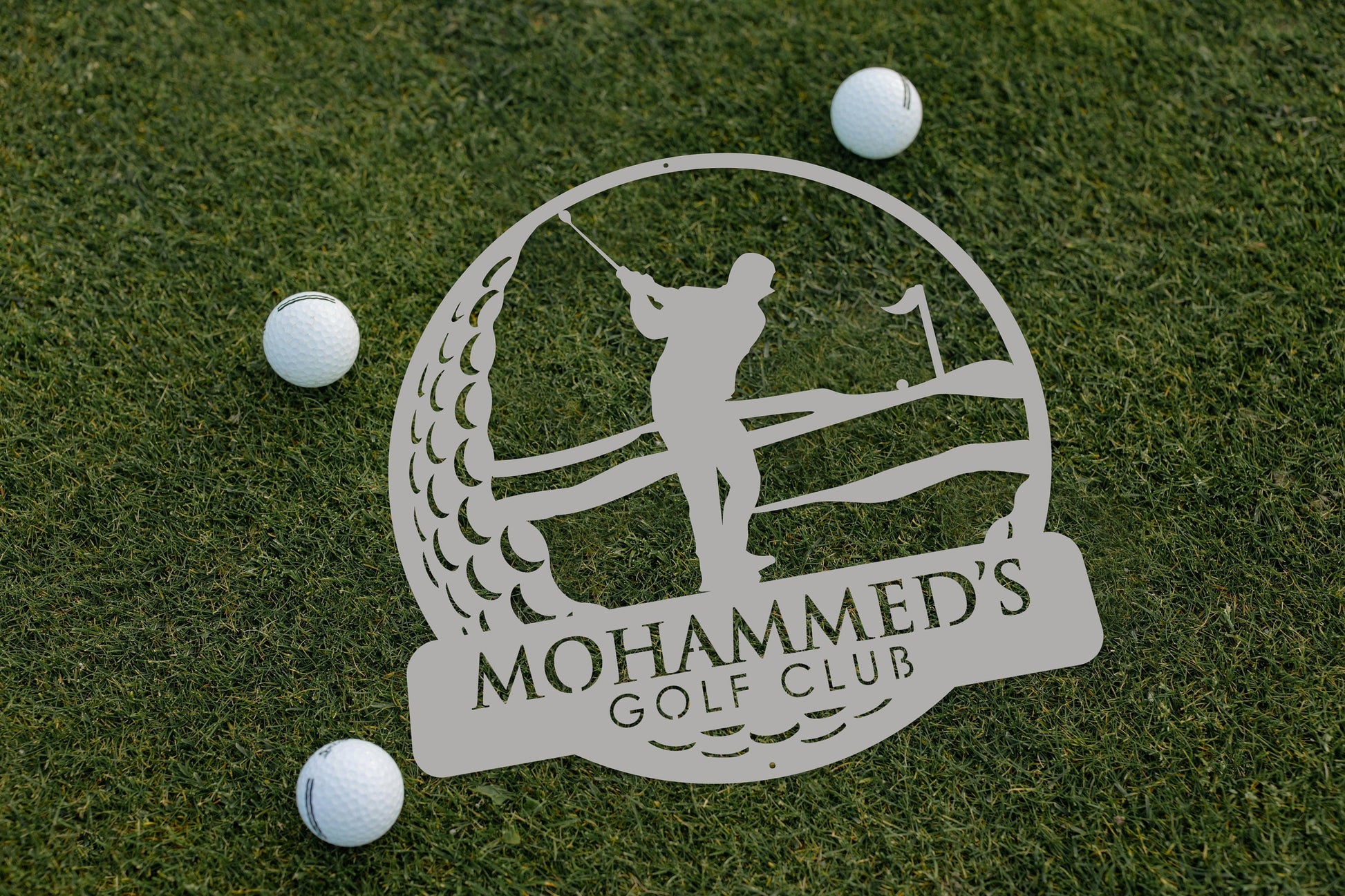 Golf Lovers Sign, Personalized Golfing Sign, Metal Golf Sign, Golf Lover | S210