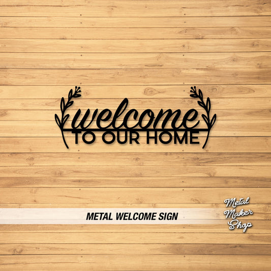 Metal Welcome Sign, Custom Metal Sign, Home Sweet Home, Metal Sign, Metal Wall Art, Free Shipping | S221